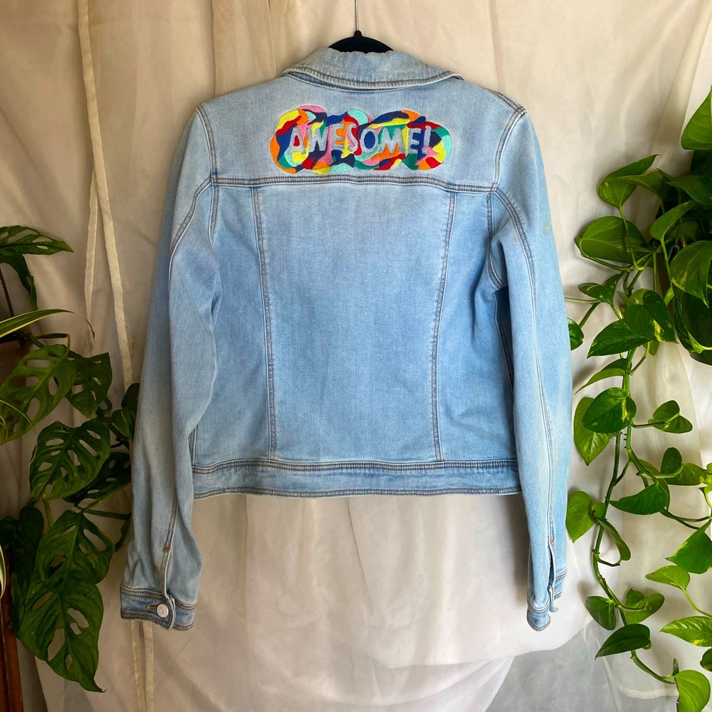 Cat and Jack Awesome denim jacket